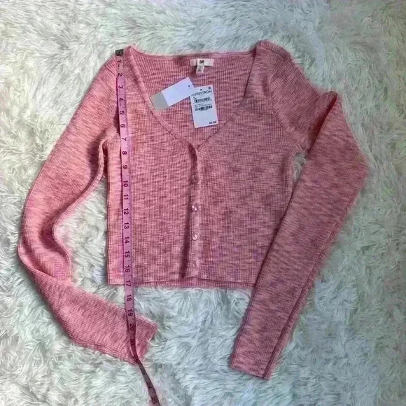 bp Sweaters - BP Nordstrom’s Pink Space dye cardigan.  Size Medium. NWT.